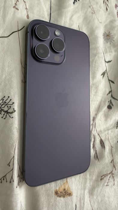 iPhone 14 Pro Max 256GB Deep Purple – Impecabil + 8 Huse