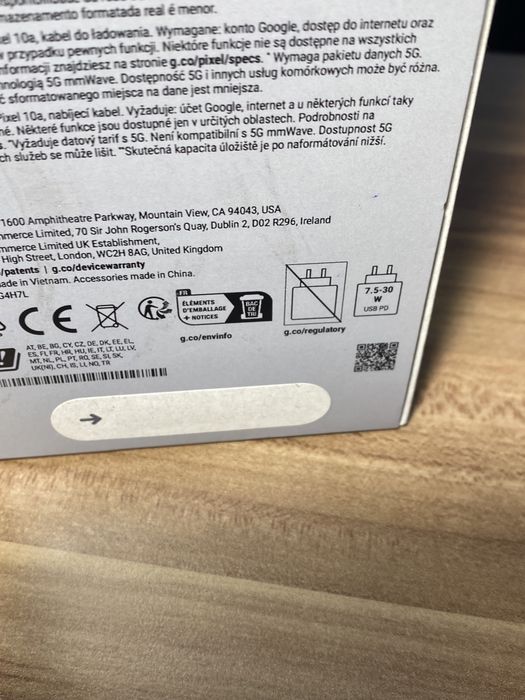 Google Pixel 10a, 128 GB, Obsidian, Sigilat, Cod produs: 5904