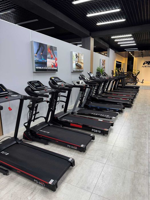 Yugurish yo'lakchalari PowerGYM. Bepul o'rnatish va servis xizmati!