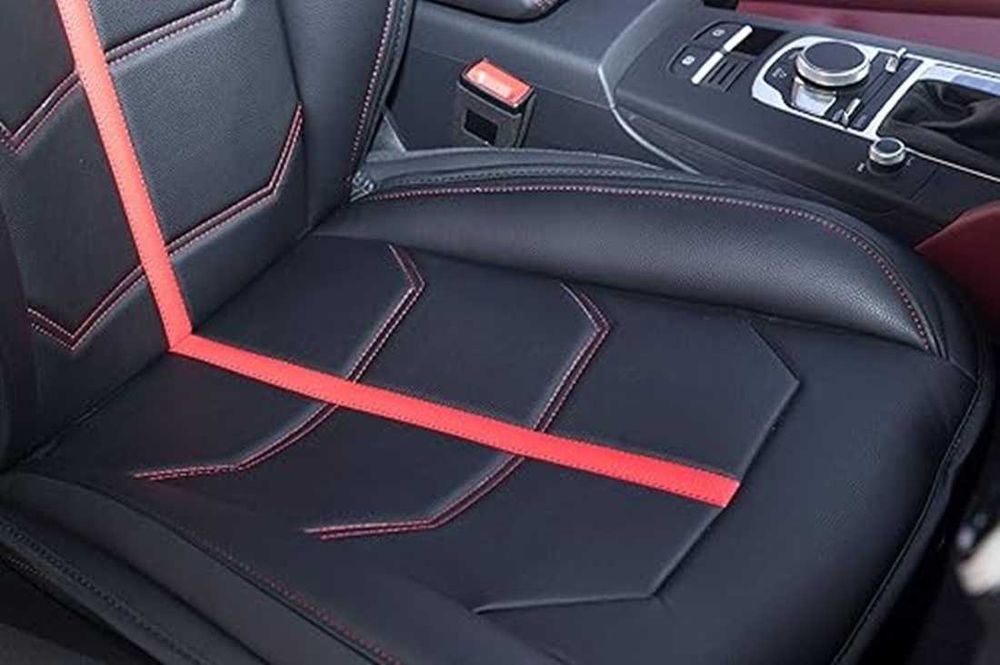 Универсална подложка за седалка Sparco - Черно/Червено.