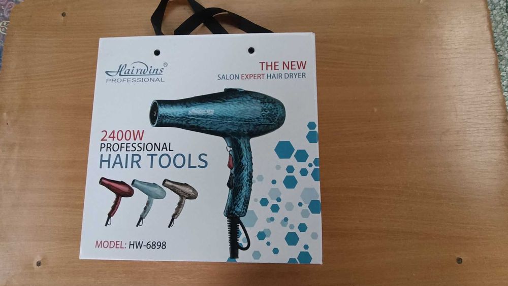 Фен для волос профес. Hairwins HW-6898, новый
