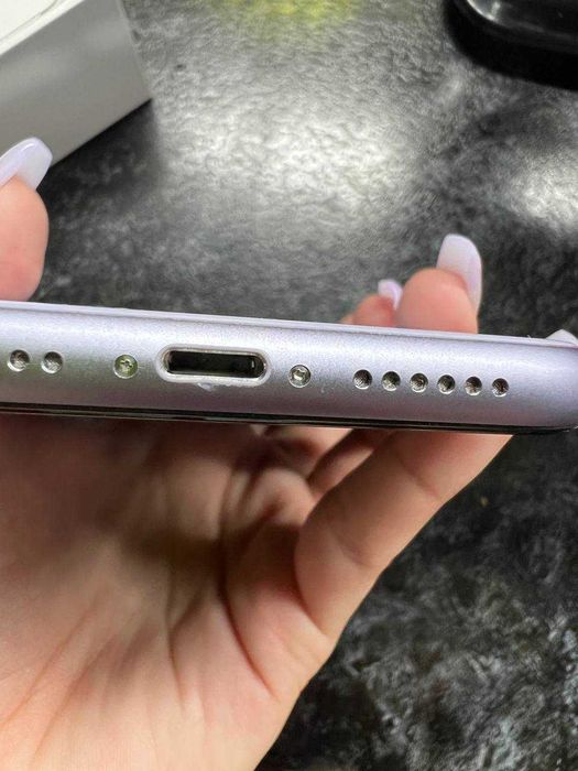 Айфон 11 сиреневый, 128 гб