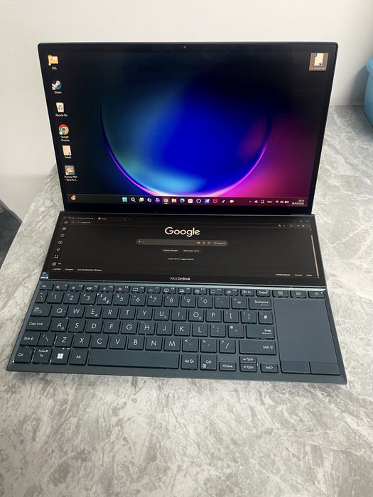 ASUS ZenBook Duo 14 – i5 11th Gen / 16GB RAM / 2 ECRANE / SUPER OFERTĂ