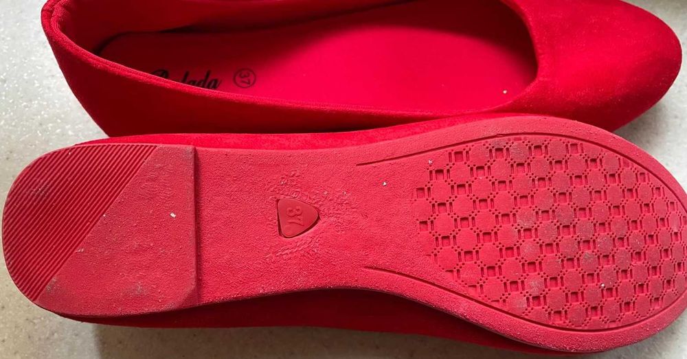 Balerini dama imitatie piele intoarsa nr.37