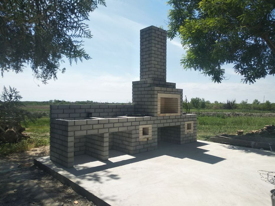 АРТ БЕТОН. Очаг. Барбекю. Летние кухни