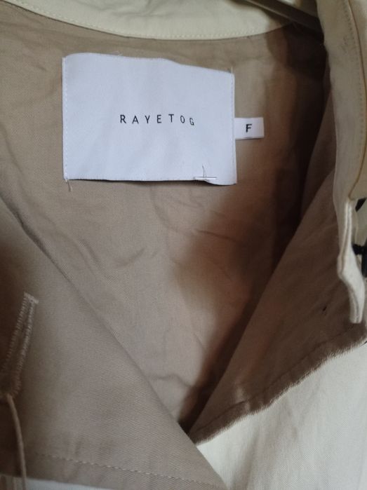 Trench lung Rayetog bumbac nou cu eticheta  S - M