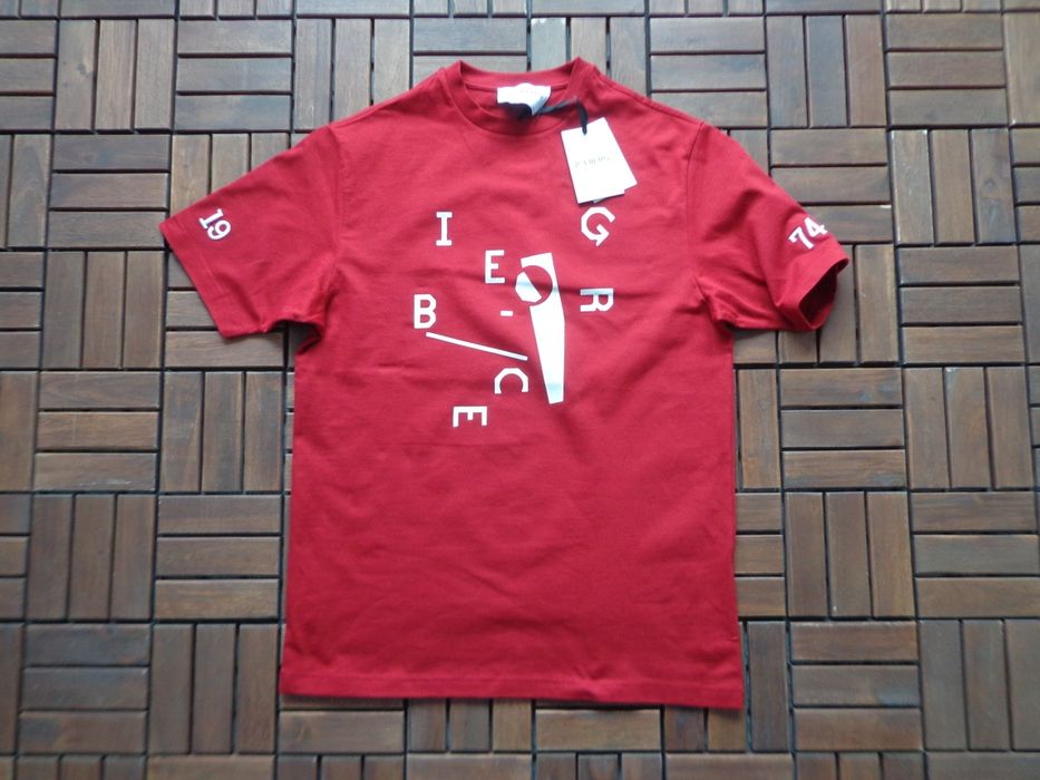 Мъжка тениска T shirt with Iceberg lettering print detail