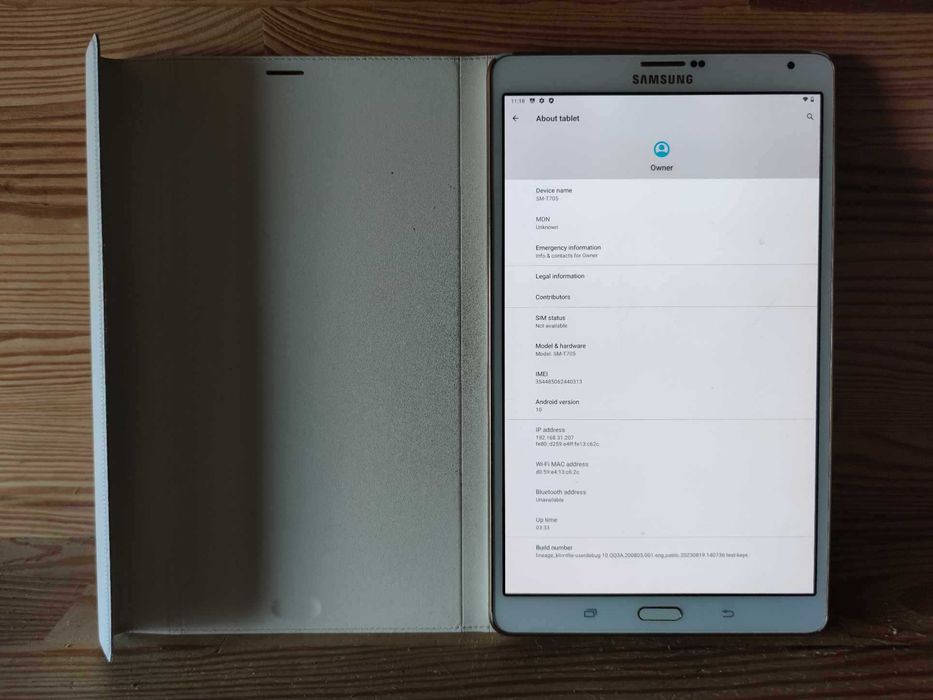Samsung Galaxy Tab S 8.4 LTE (SM-T705) , бял