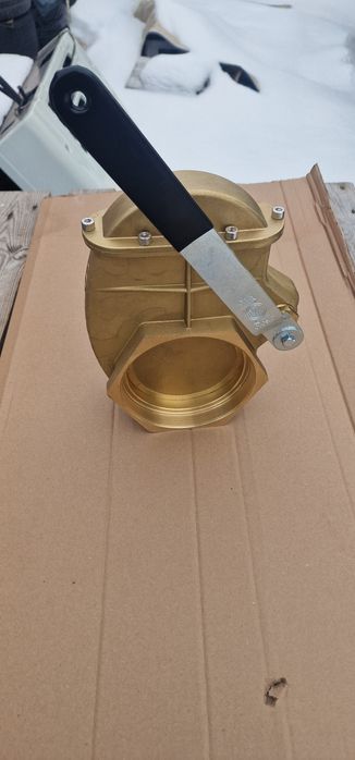 Vana robinet vidanja 6 toli cu filete pe ambele părți import Italia or