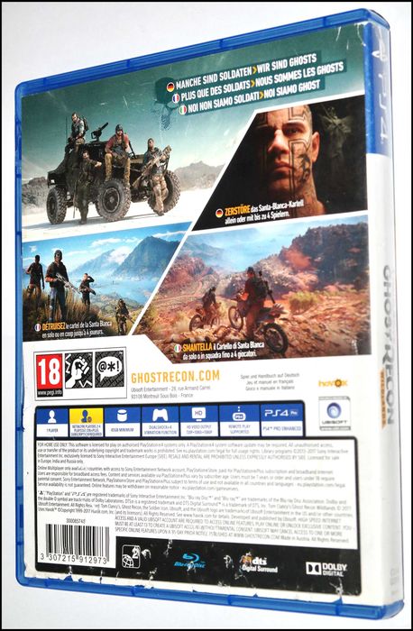 Tom Clancy's Ghost Recon Wildlands PS4 Playstation 4
