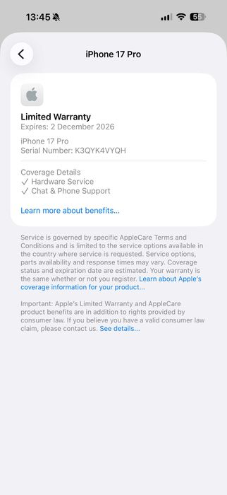 iPhone 17 PRO Лизинг от 34€/мес 256GB оранжев cosmic orange