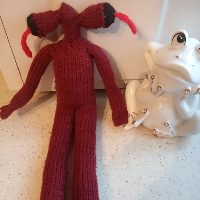 Игрушки вязаные на спицах