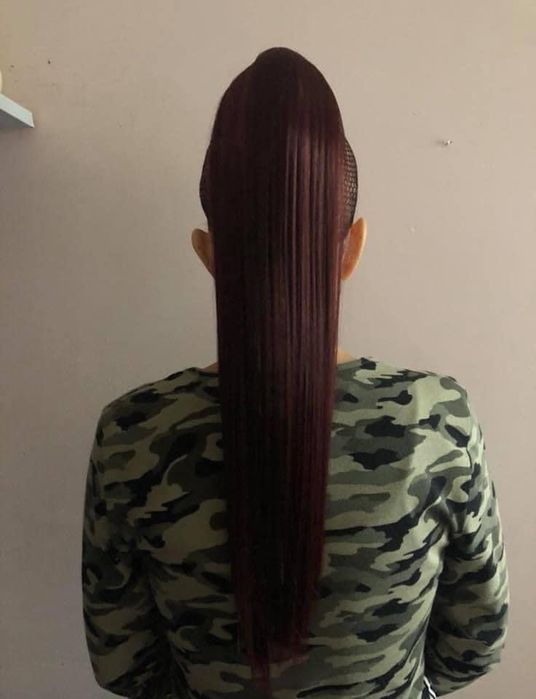 15 ЛЕВА ! Екстеншън конска опашка .
Дължината е 60 см.  100 грама .