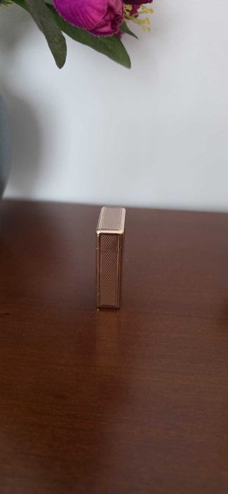 Bricheta ST Dupont Linie 1 BS mica, design Guilloche, Pink Gold