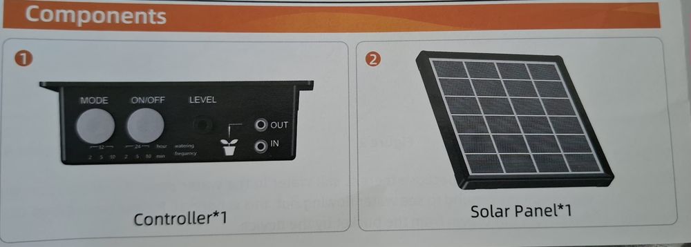 Sistem automat de irigare cu panou solar