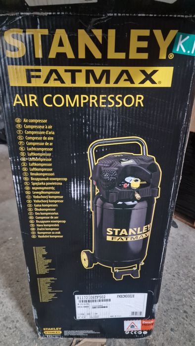 Compresor Stanley Fatmax HY 227/10/50v vertical 50l 2CP 10Bar