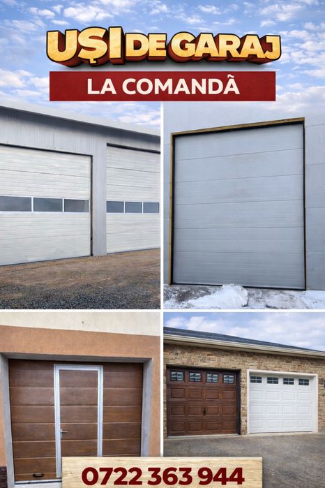 Usi de garj sectinale cu autoatizare