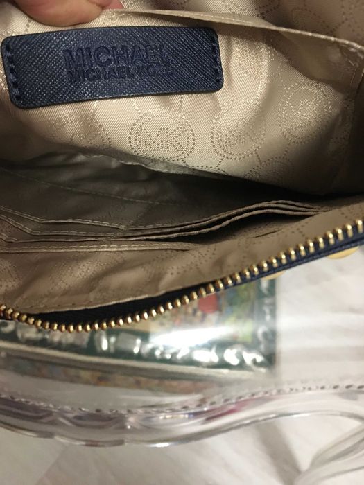 Michael Kors клъч естествена кожа