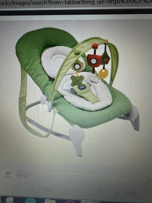 Детский шезлонг-кресло качалка