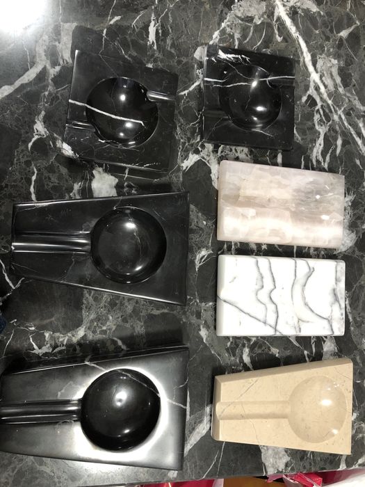 Пепелници за пури от мрамор и гранит различни видове и размери