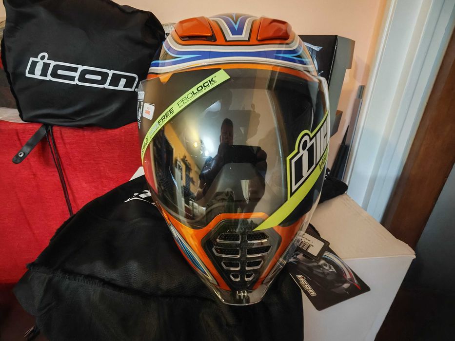 Cască Icon Airflite NOUA M-L moto ATV Shoei AGV HJC Shark Schuberth