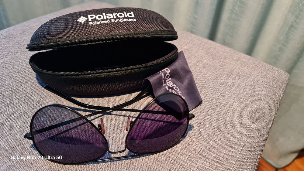 Vând pachet complet ochelari de soare Polaroid PLD 1017/S