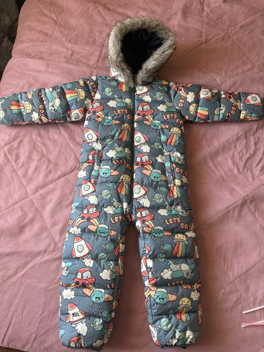 Комбинезон Next на 5-6 л зимний б/у 1 раз