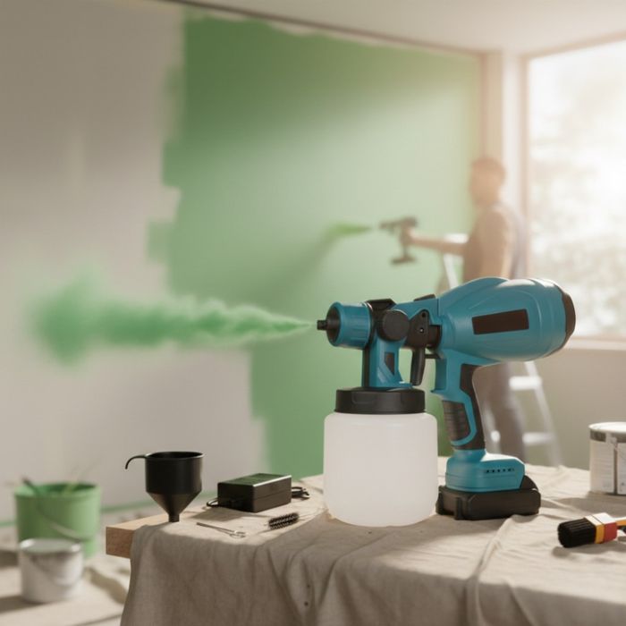 Акумулаторен и безжичен пистолет за боядисване