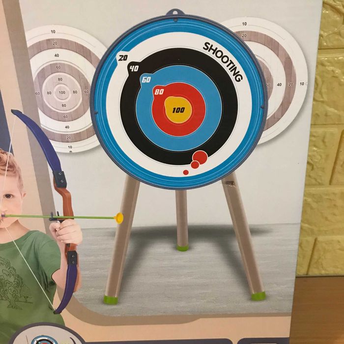 Set jucarie arc cu sageti si tinta pentru copii