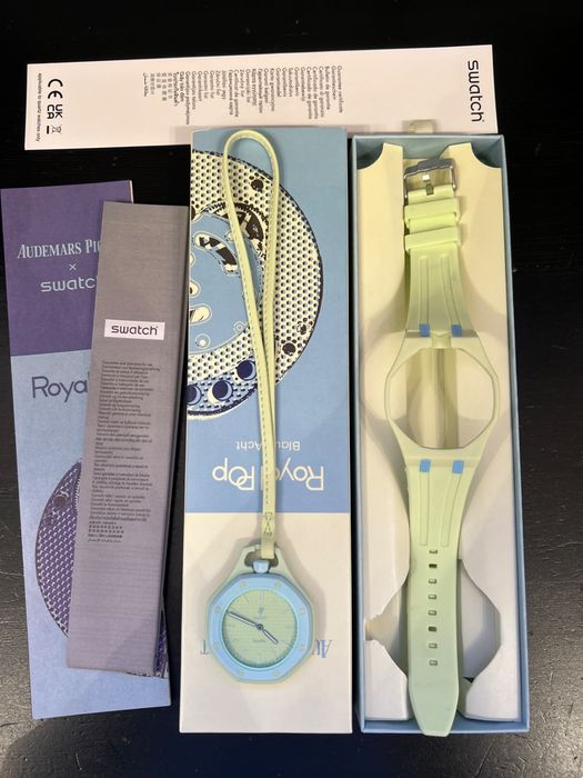 Vând ceas Audemars Piguet x Swatch – model Blaue Acht