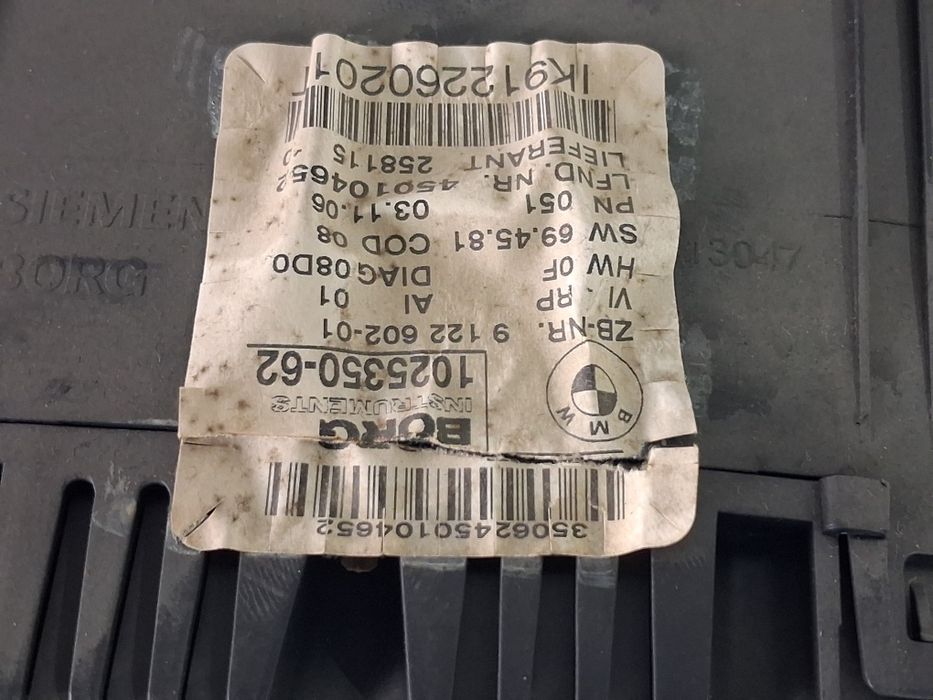 Ceas bord 2.0 d BMW e90 e91 Seria 3 2007