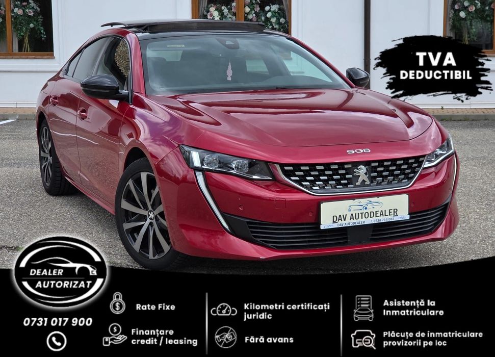 Peugeot 508 Gt Line, Tva Deductibil, Garantie 12 luni