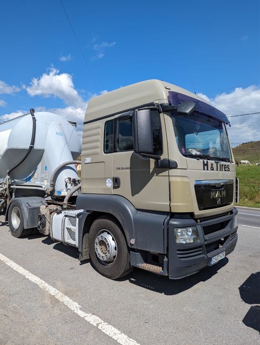 Man TGS 2011 440 cp cu compresor ciment și chit basculare