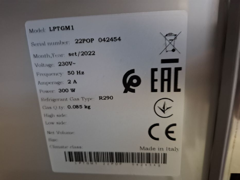 Masă inox cu frig
