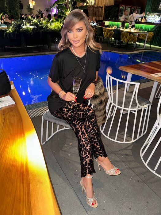 Pantaloni Zara paiete transparenți superbi ocazie