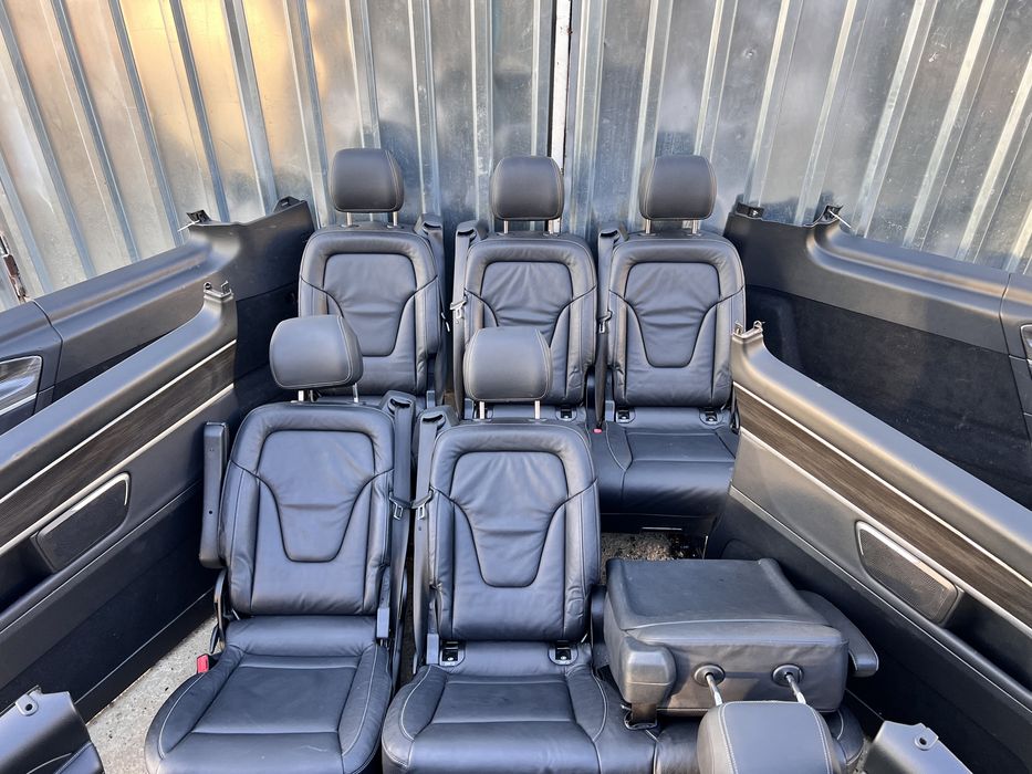 Mercedes Vito V-class W447 Interior Complet Scaune 8 Locuri Piele