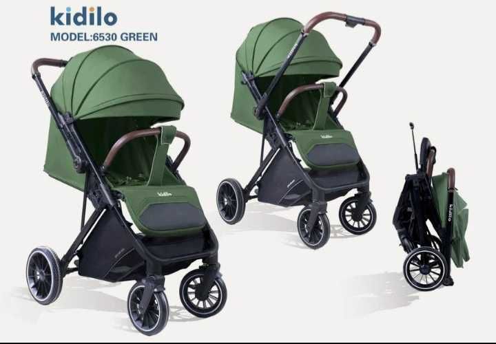 Детская прогулочная коляска Kidilo, двусторонняя, складывающаяся.