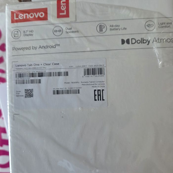 Планшет Lenovo Tab One