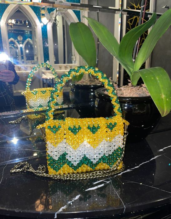 Красивые сумки из бусины