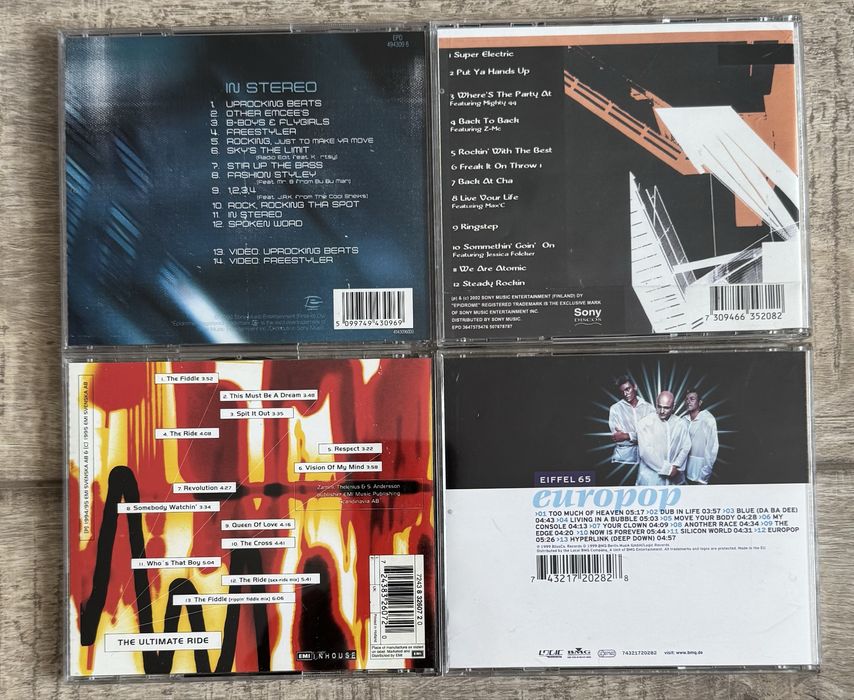 Pachet 18 Eurodance - Basic Element/Bomfunk Mc’s/Eiffel 65/Akon/Sash