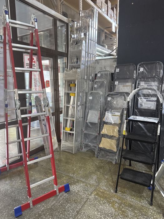 Стремянки и Лестницы -Алюмет