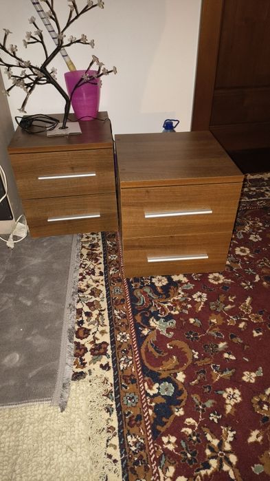 Pat dormitor 180 x 200 din MDF + 2 noptiere