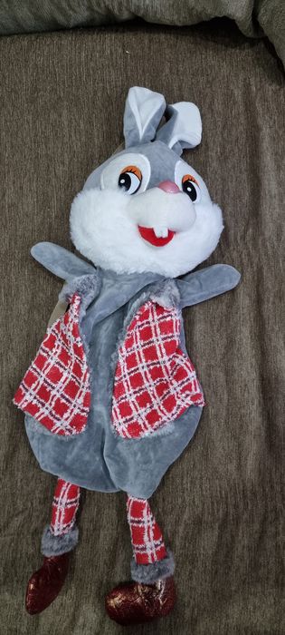 Зайчик мягкий Рюкзак)