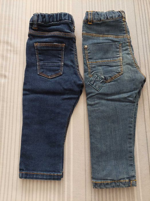 Дънки за момче-Zara и Boboli,9-12м.(80см),без забележки