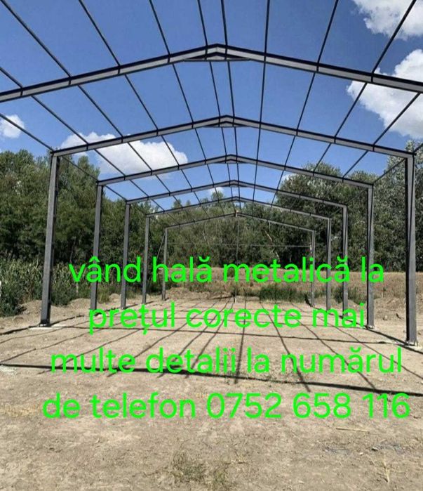 Vand hala metalica completa sau doar structura , pret promotional