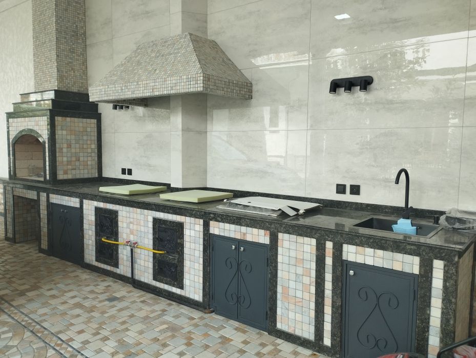 Летние кухни барбекю