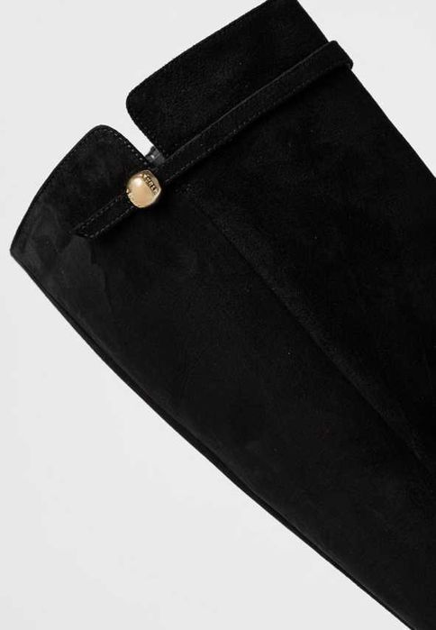 Furla, Cizme NOI mid-calf din piele intoarsa Sfera,37