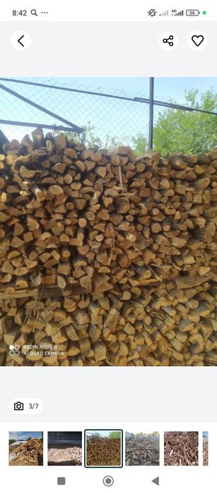 Сухие дрова с доставкой! Колотые.