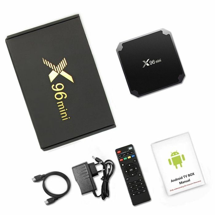 X96 mini 2/16 android tv eng kuchli proshifka urilgan Slimbox 9.20