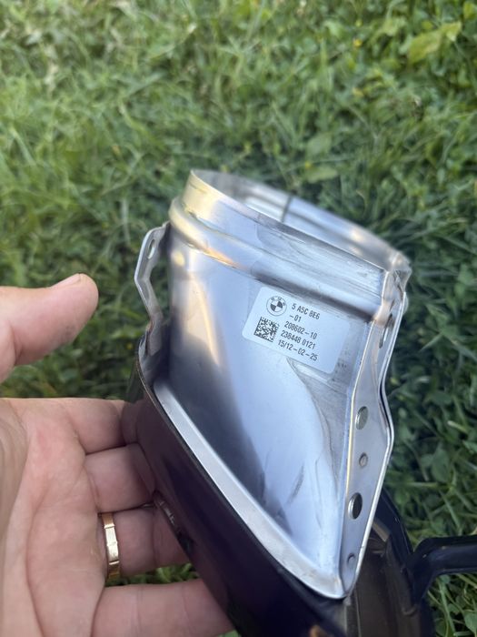 Ornamente evacuare tipsuri toba BMW X5 X6 X7 G05 G06 G07 negre